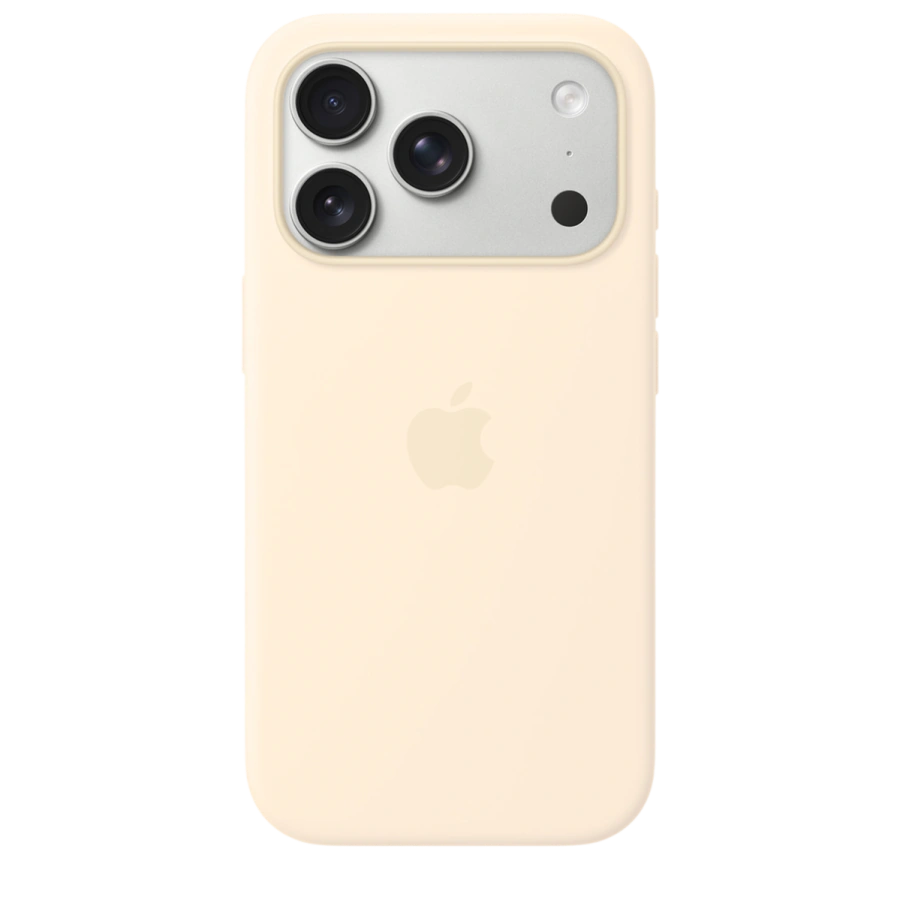 Чехол Apple iPhone 17 Pro Silicone Case with MagSafe Lux Copy - Vanilla