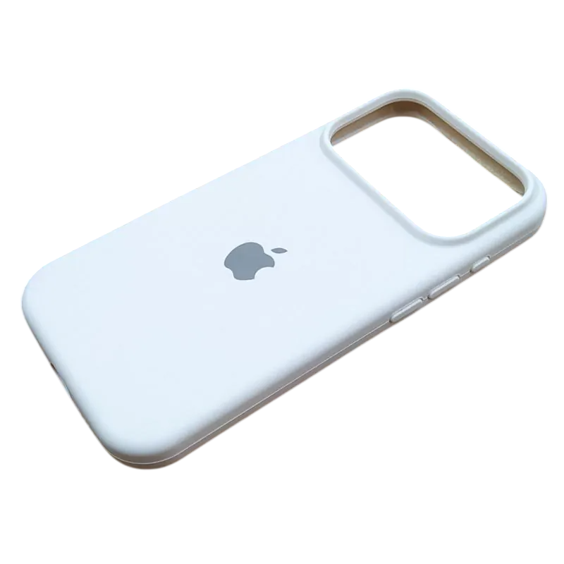 Чехол Apple iPhone 17 Pro Silicone Case with MagSafe Lux Copy - White