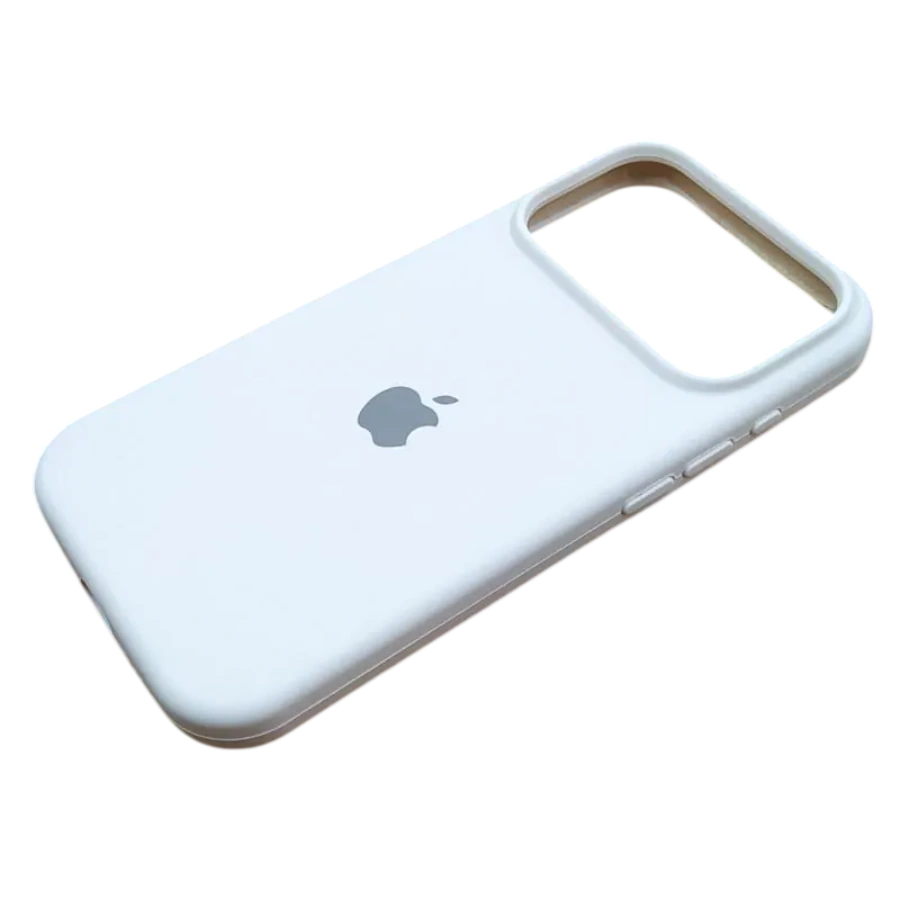 Чехол Apple iPhone 17 Pro Silicone Case with MagSafe Lux Copy - White