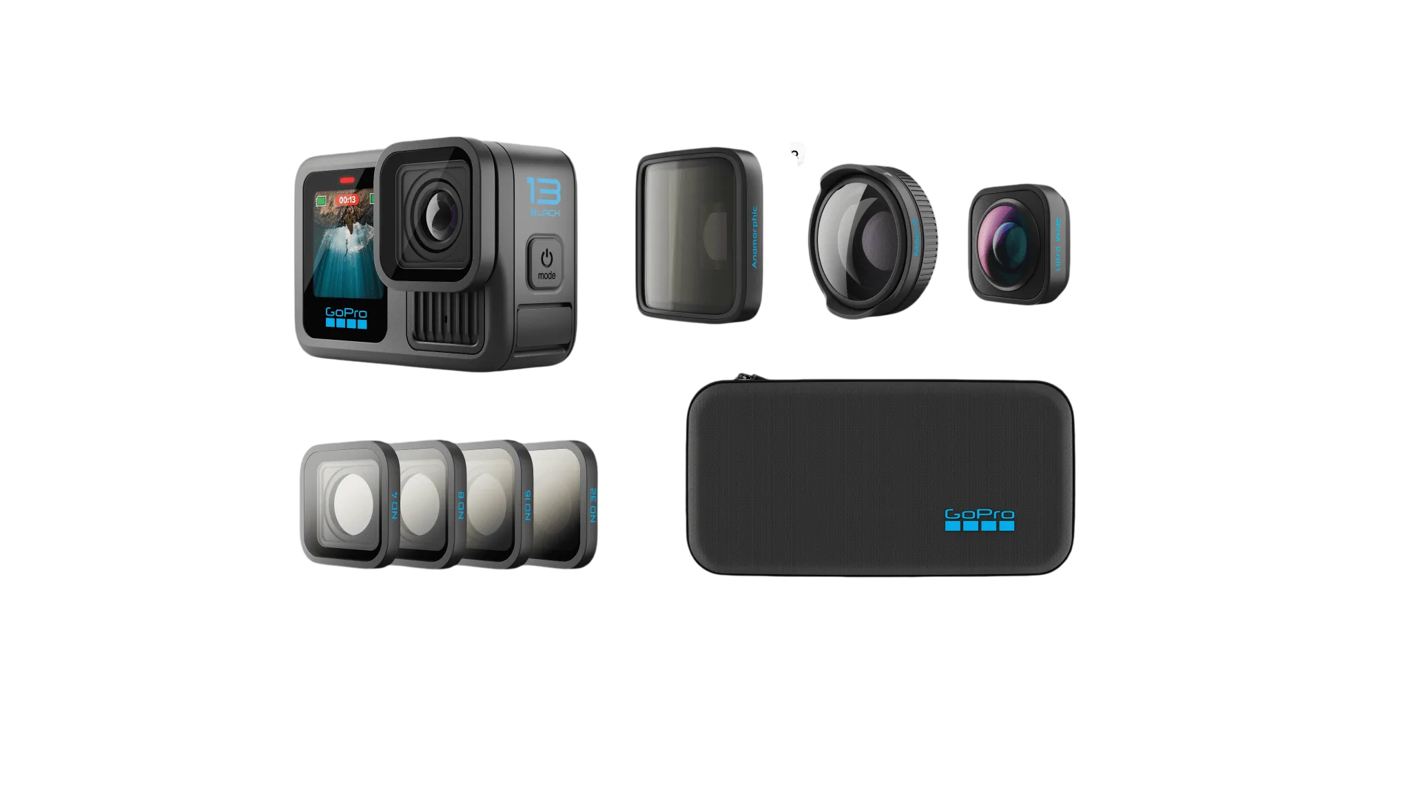 Екшн-камера GoPro HERO13 Black + Full HB Lens Mod Collection (CHDRB-132-RW)