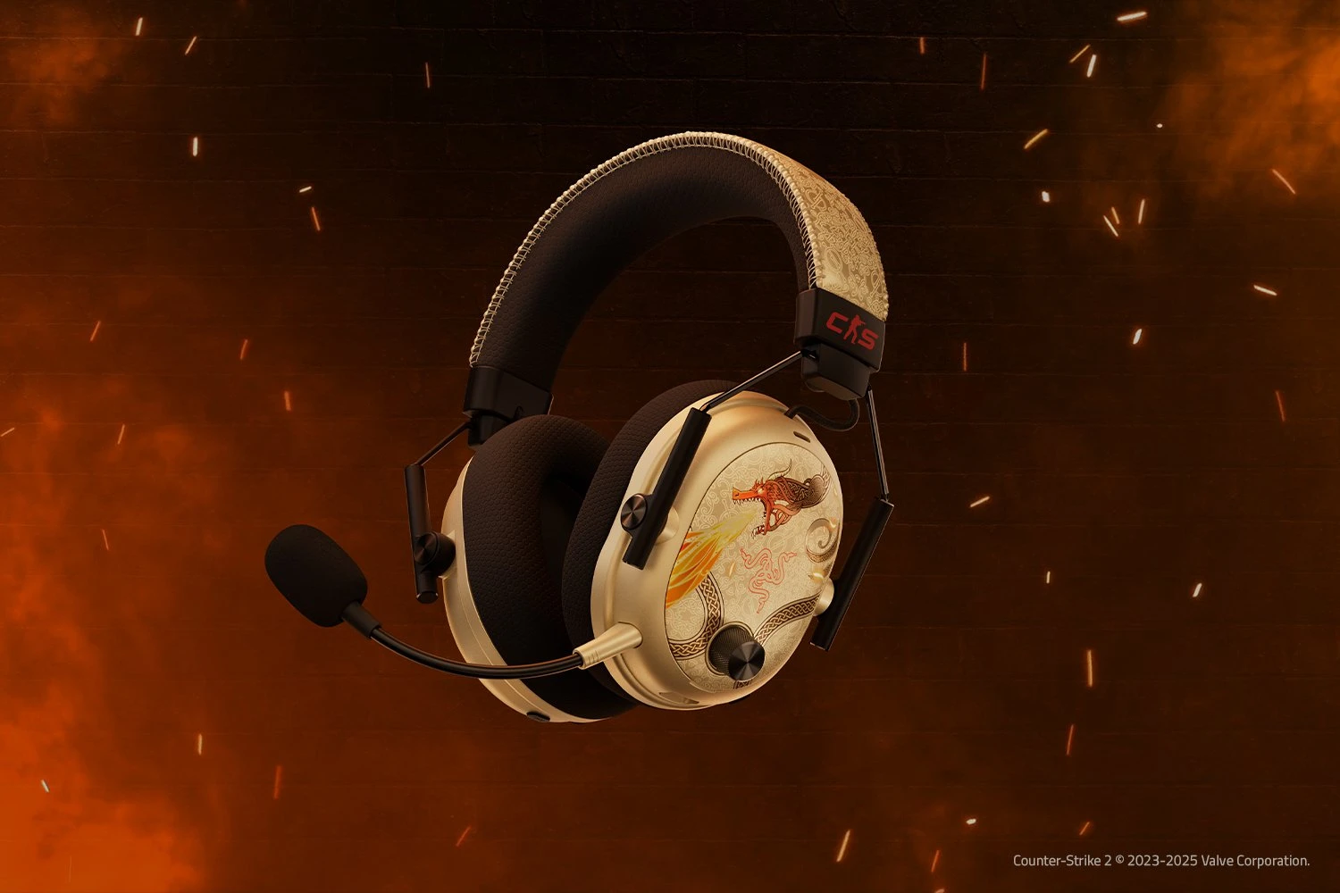 Ігрова гарнітура Razer Blackshark V3 Pro Wireless - Counter-Strike 2 Edition (RZ04-05400800-R3M1)
