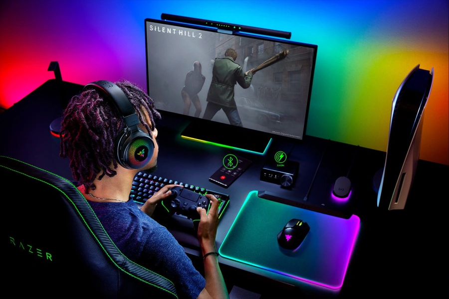 Ігрова гарнітура Razer Kraken V4 Pro Wireless - Black (RZ04-05160100-R3M1)