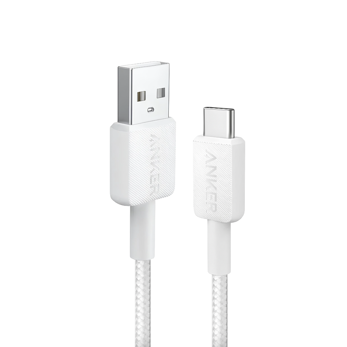 Кабель Anker 322 USB-A to USB-C Cable 0.9m - White (A81H5H21, A81H5G21)