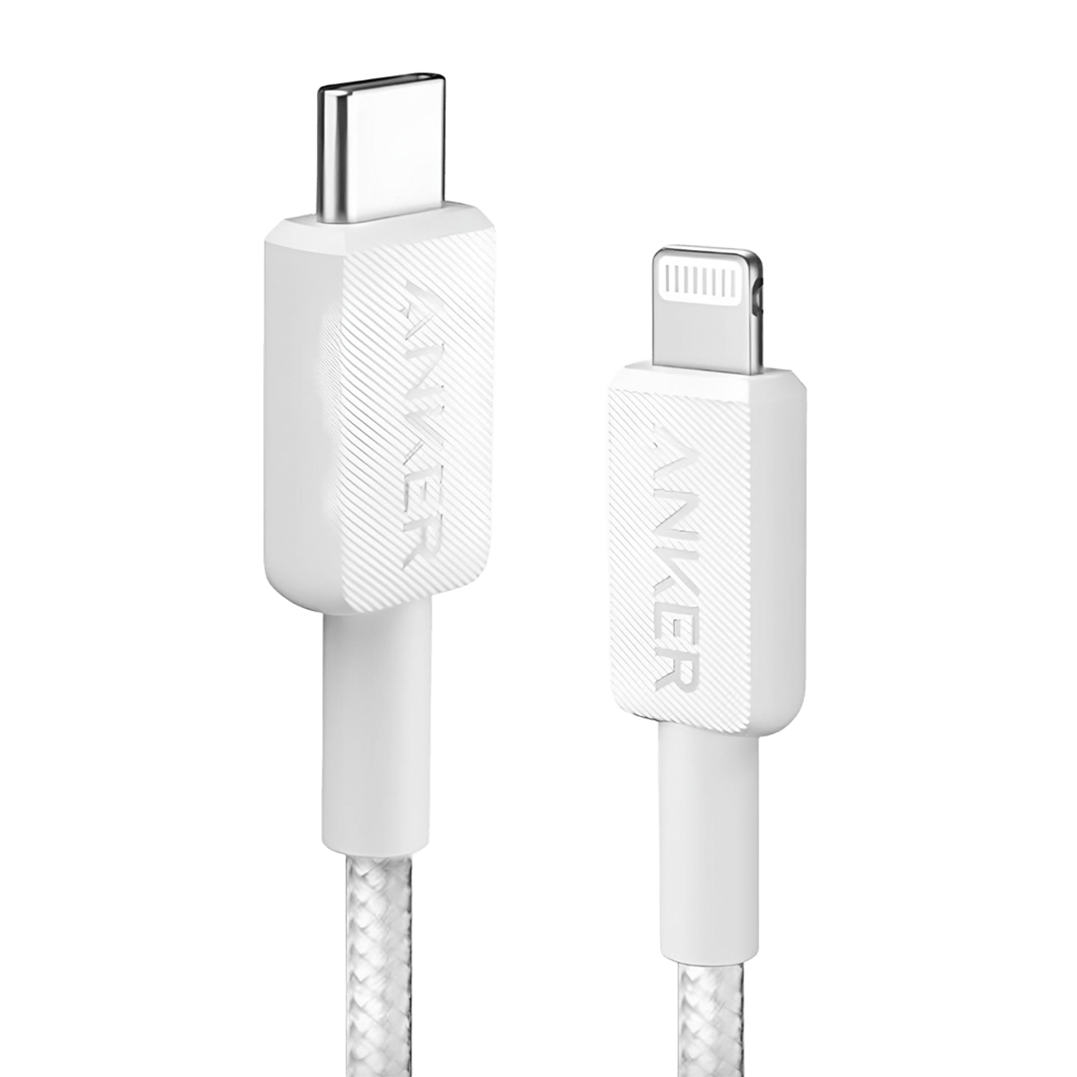 Кабель Anker 322 USB-C to Lightning Cable 1.8m - White (A81B6H21, A81B6G21)
