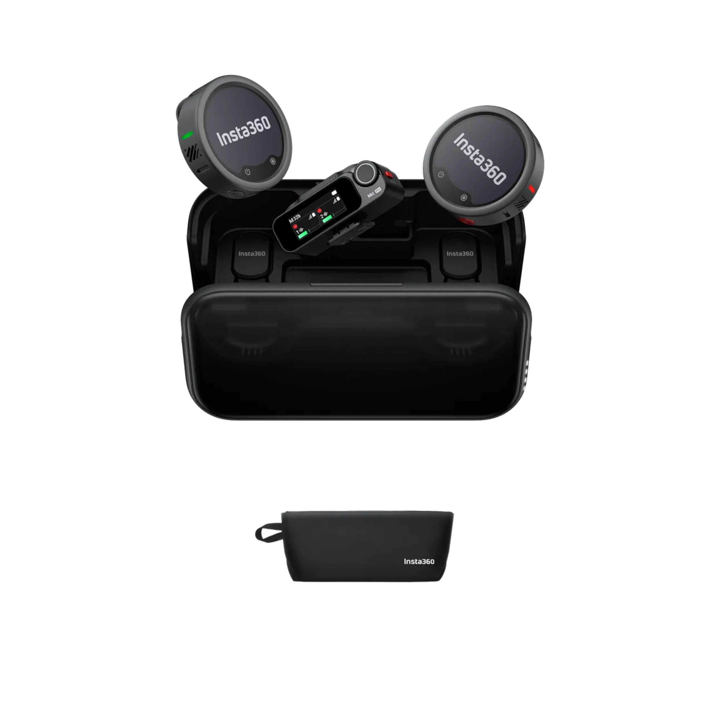 Микрофонная система Insta360 Mic Pro [2 TX + 1 RX] (MIC PRO01-MCA10)