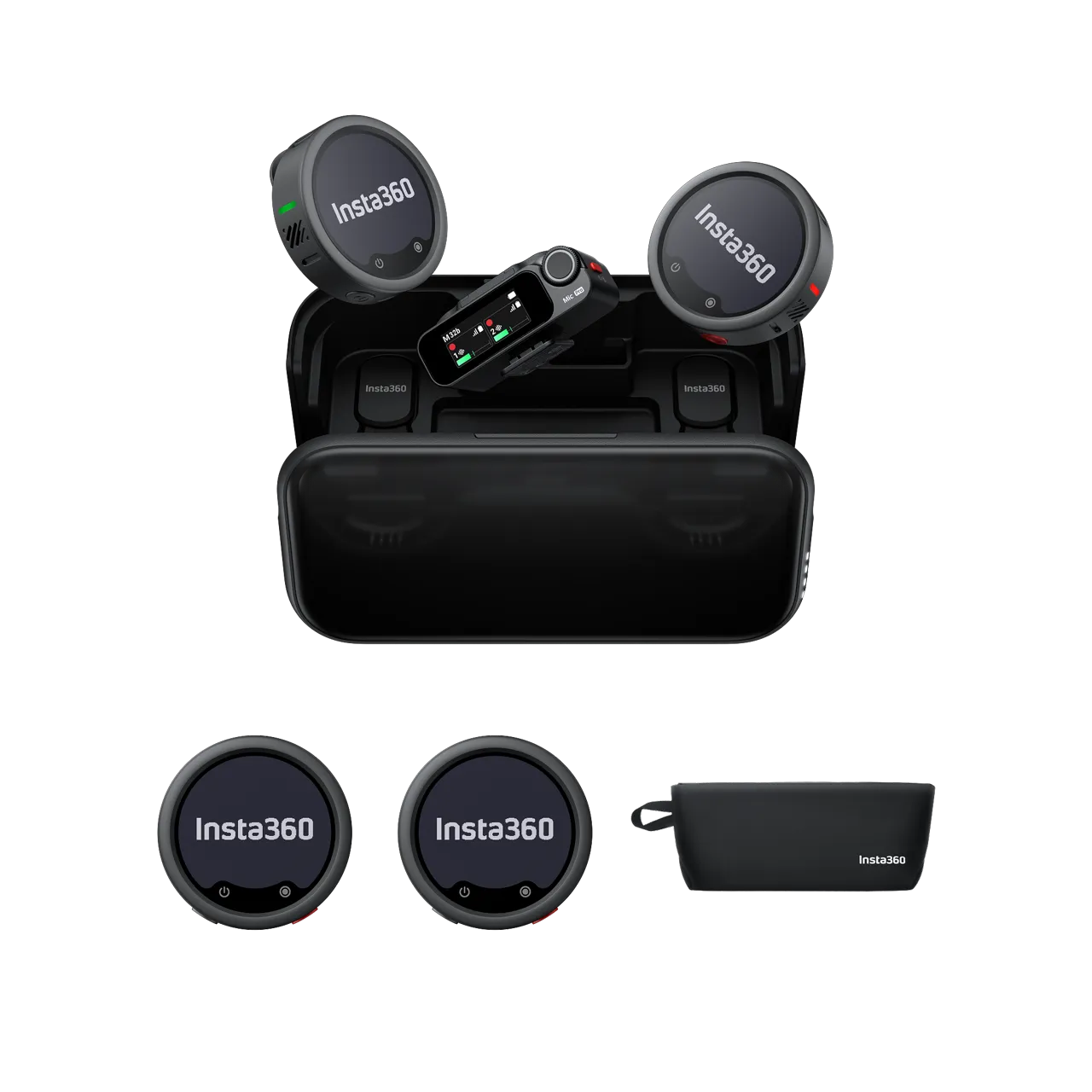 Микрофонная система Insta360 Mic Pro [4 TX + 1 RX]