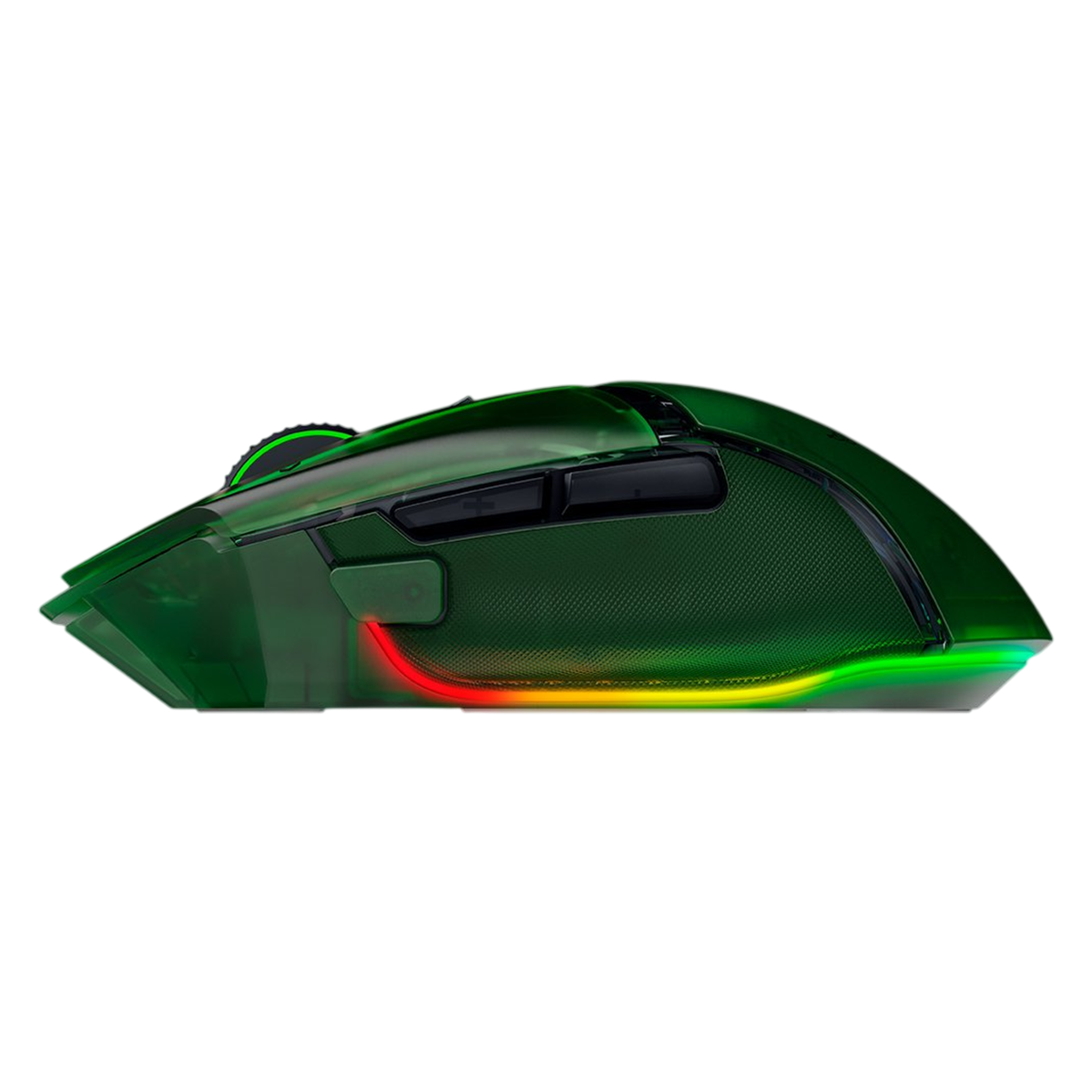 Миша Razer Basilisk V3 Pro 35K Fully Customizable Wireless Ergonomic RGB Gaming Mouse - Phantom Green Edition (RZ01-05240300-R3G1)