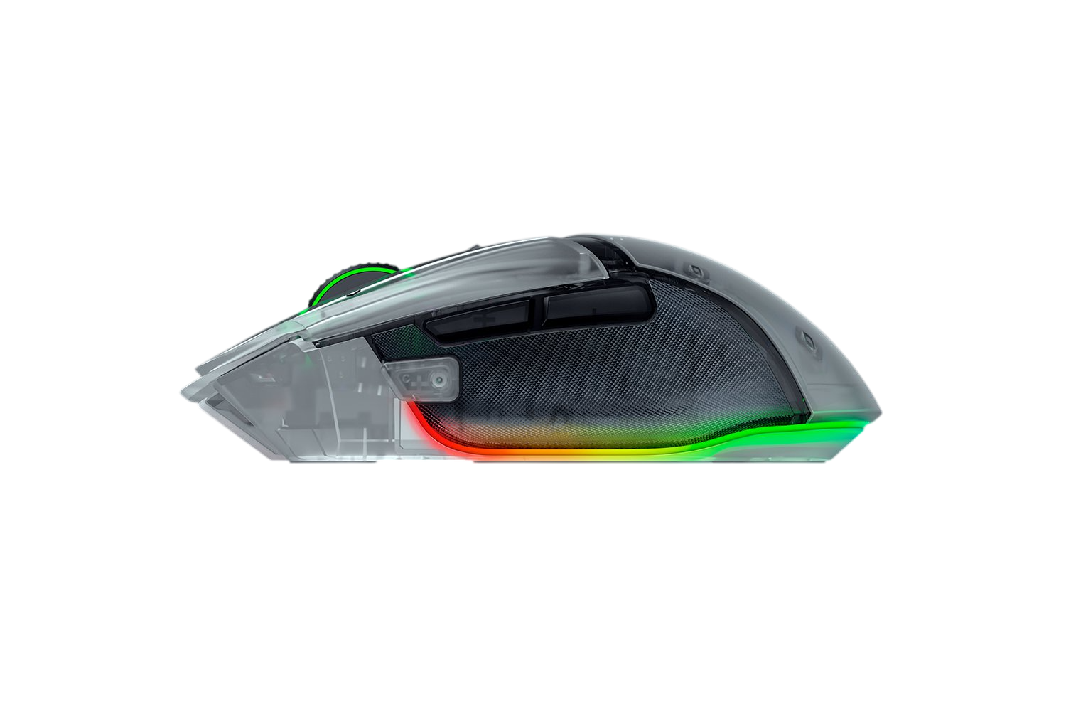 Миша Razer Basilisk V3 Pro 35K Fully Customizable Wireless Ergonomic RGB Gaming Mouse - Phantom White Edition (RZ01-05240400-R3G1)