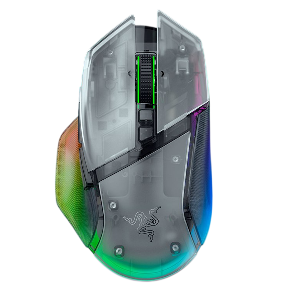 Миша Razer Basilisk V3 Pro 35K Fully Customizable Wireless Ergonomic RGB Gaming Mouse - Phantom White Edition (RZ01-05240400-R3G1)