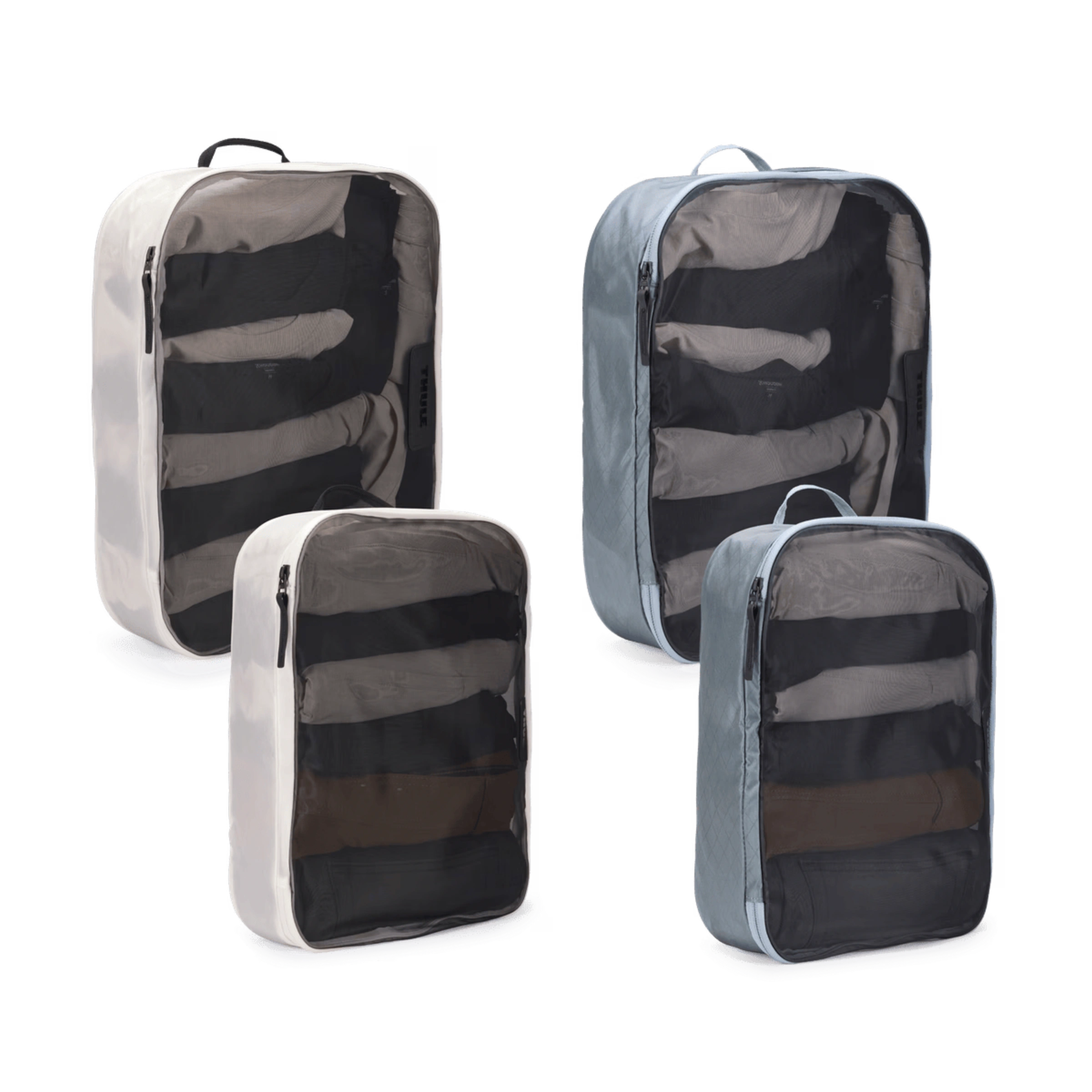 Набор органайзеров для одежды Thule Packing Cube Set [2 Large + 2 Medium] - Pond Gray/White (3205580)
