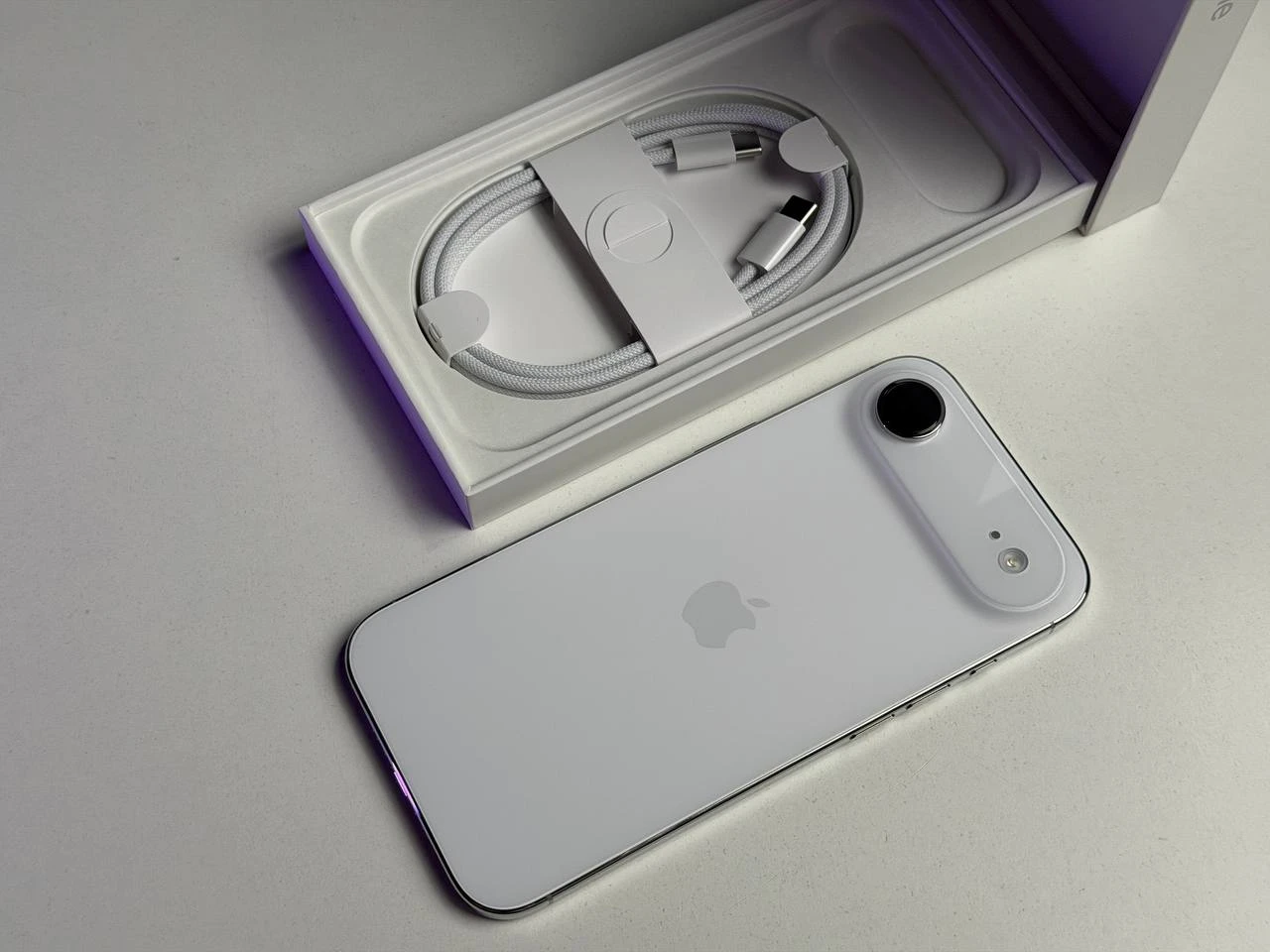 OPEN BOX Apple iPhone Air 512GB Cloud White (MG2T4, MG1G4, MG2D4) - Стан: ідеальний | Акумулятор: 100% | Комплектація: повний | Гарантія: 6 міс.