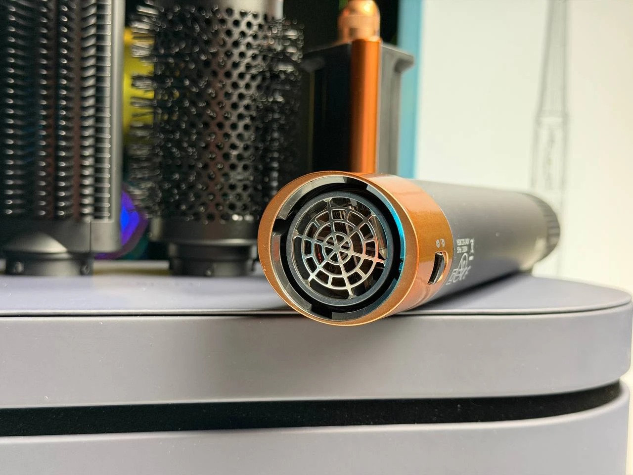 OPEN BOX Стайлер для прямого та хвилястого волосся Dyson Airwrap i.d. Multi-Styler and Dryer Straight+Wavy - Prussian Blue/Rich Copper (107163-01) EU - Стан: гарний | Комплектація: повний | Гарантія: 3 міс.