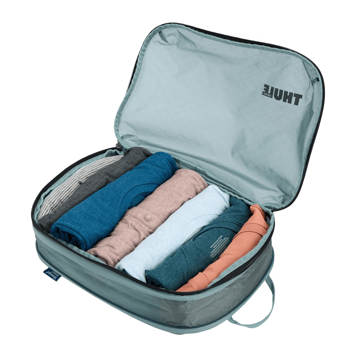Органайзер для одежды с компрессией Thule Compression Packing Cube Medium - Pond Gray (3205116)