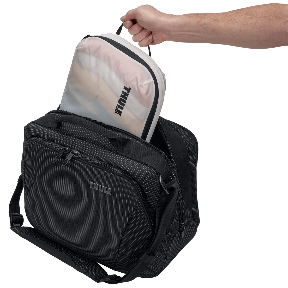 Органайзер для одежды с компрессией Thule Compression Packing Cube Medium - White (3204859)
