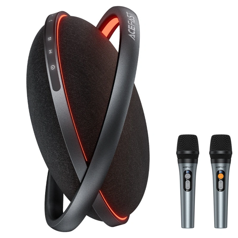 Портативная колонка Acefast K5 Max Portable Wireless Speaker - Black (6974316285670)