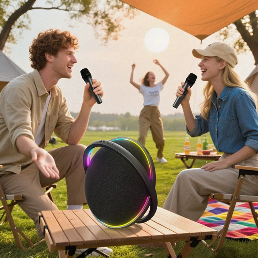 Портативная колонка Acefast K5 Max Portable Wireless Speaker - Black (6974316285670)