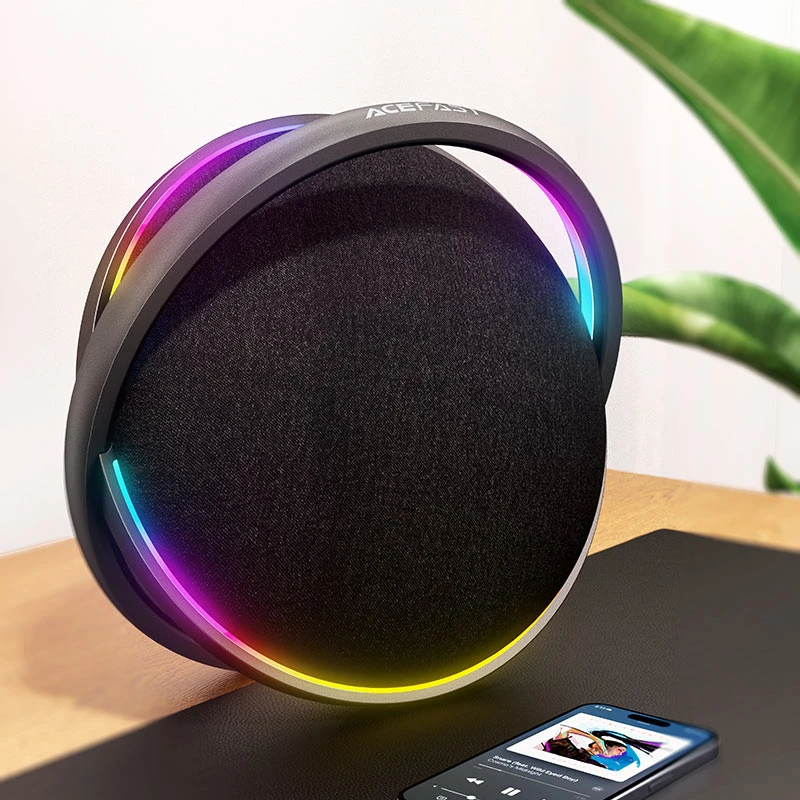 Портативная колонка Acefast K5 Pro Portable Wireless Speaker - Black (6974316285465)
