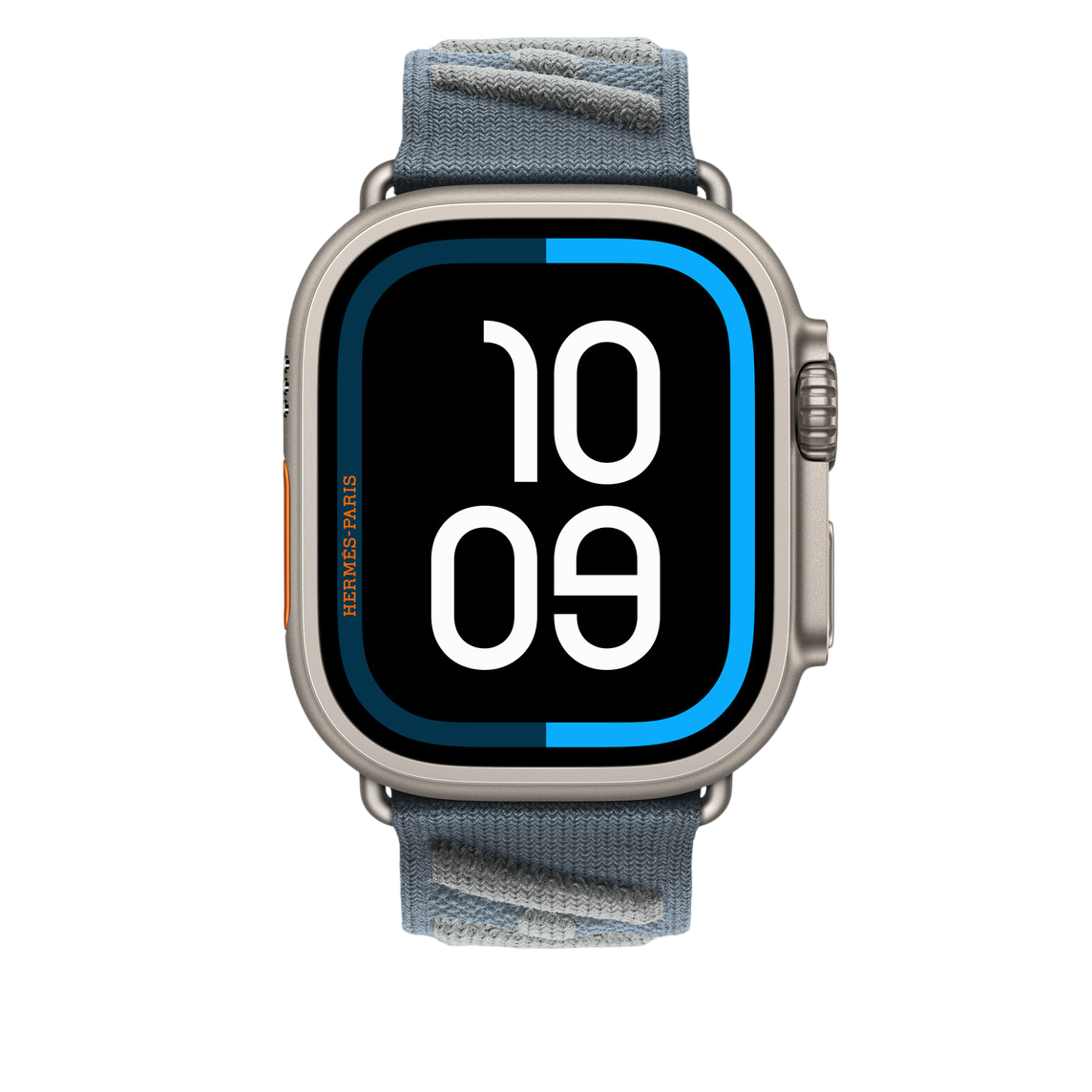 Ремешок Apple Watch Hermès En Mer 42/44/45/49mm - Bleu Gris/Bleu Glacier (MHXU4)