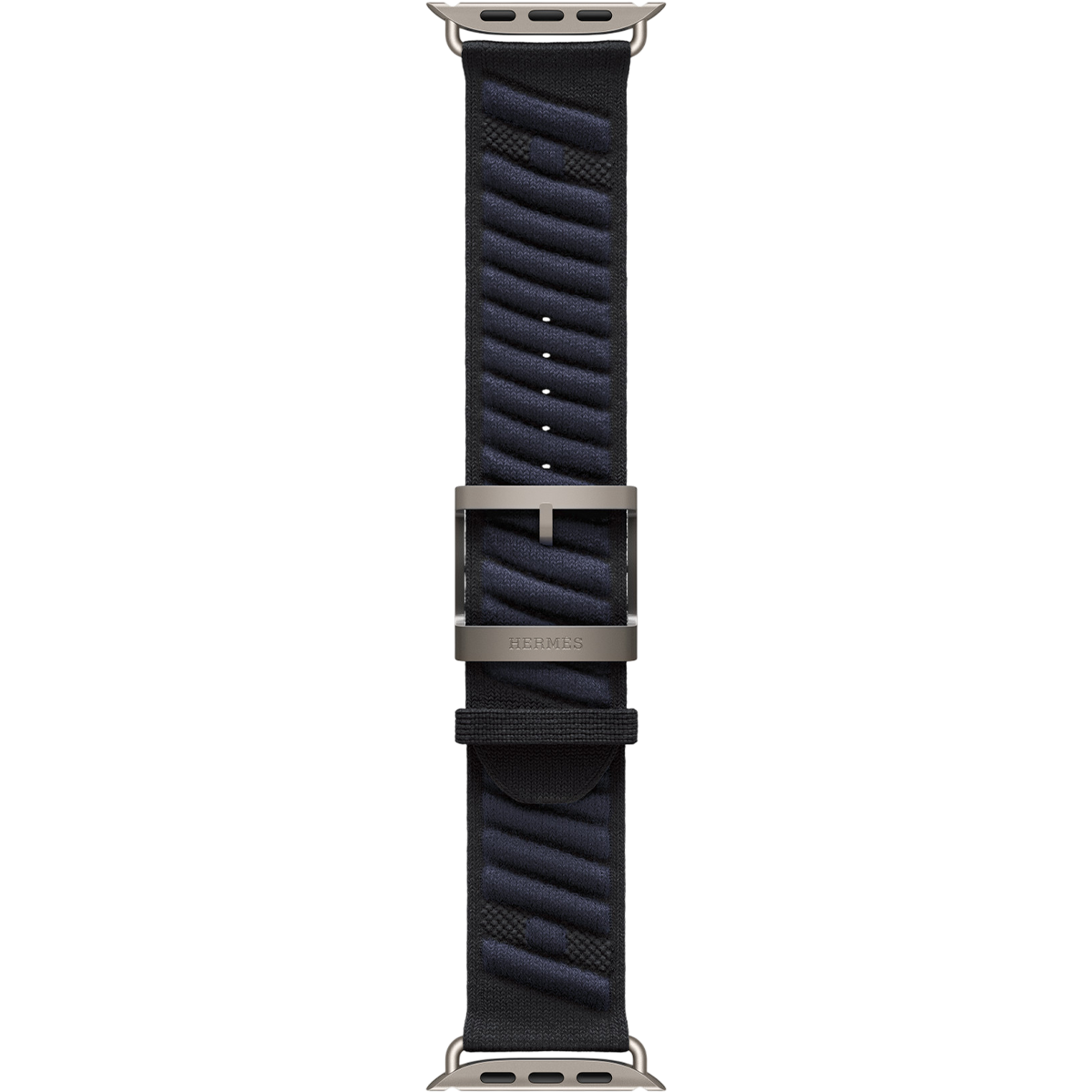 Ремешок Apple Watch Hermès En Mer 42/44/45/49mm - Noir/Bleu Nuit (MHXT4)