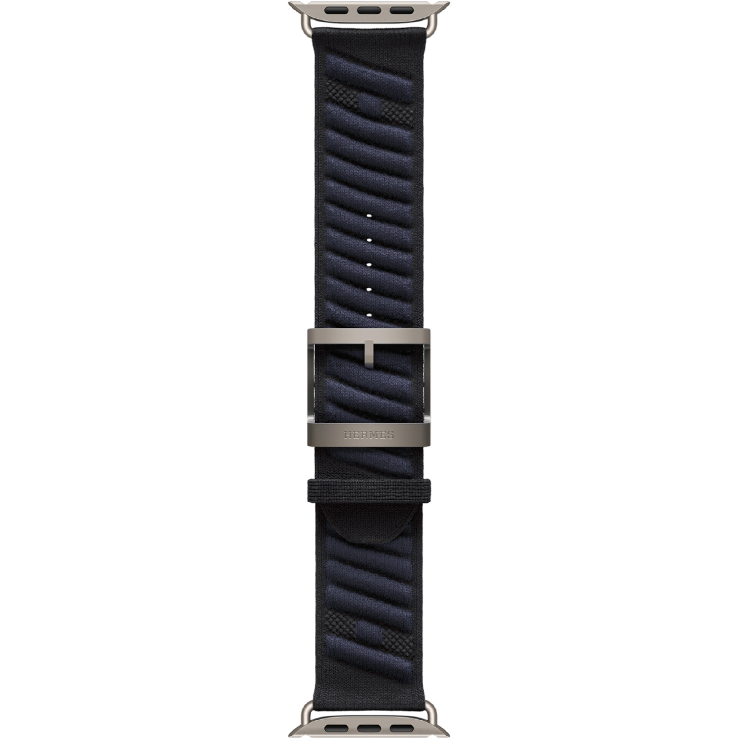Ремешок Apple Watch Hermès En Mer 42/44/45/49mm - Noir/Bleu Nuit (MHXT4)
