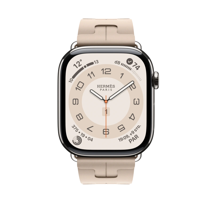 Ремешок Apple Watch Hermès Kilim Single Tour 38/40/41/42mm - Grège (MHXC4)