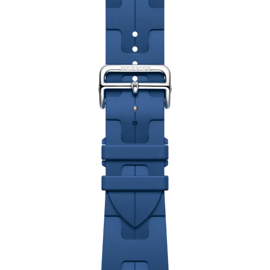 Ремешок Apple Watch Hermès Kilim Single Tour 42/44/45/49mm - Bleu de France (MXJR3)