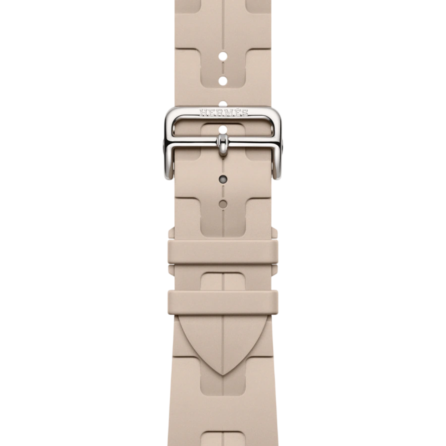 Ремешок Apple Watch Hermès Kilim Single Tour 42/44/45/49mm - Grège (MHXE4)