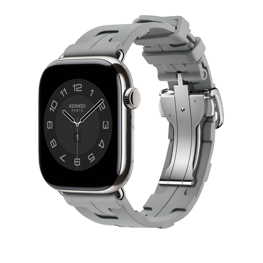 Ремешок Apple Watch Hermès Kilim Single Tour 42/44/45/49mm - Gris (MDFH4)