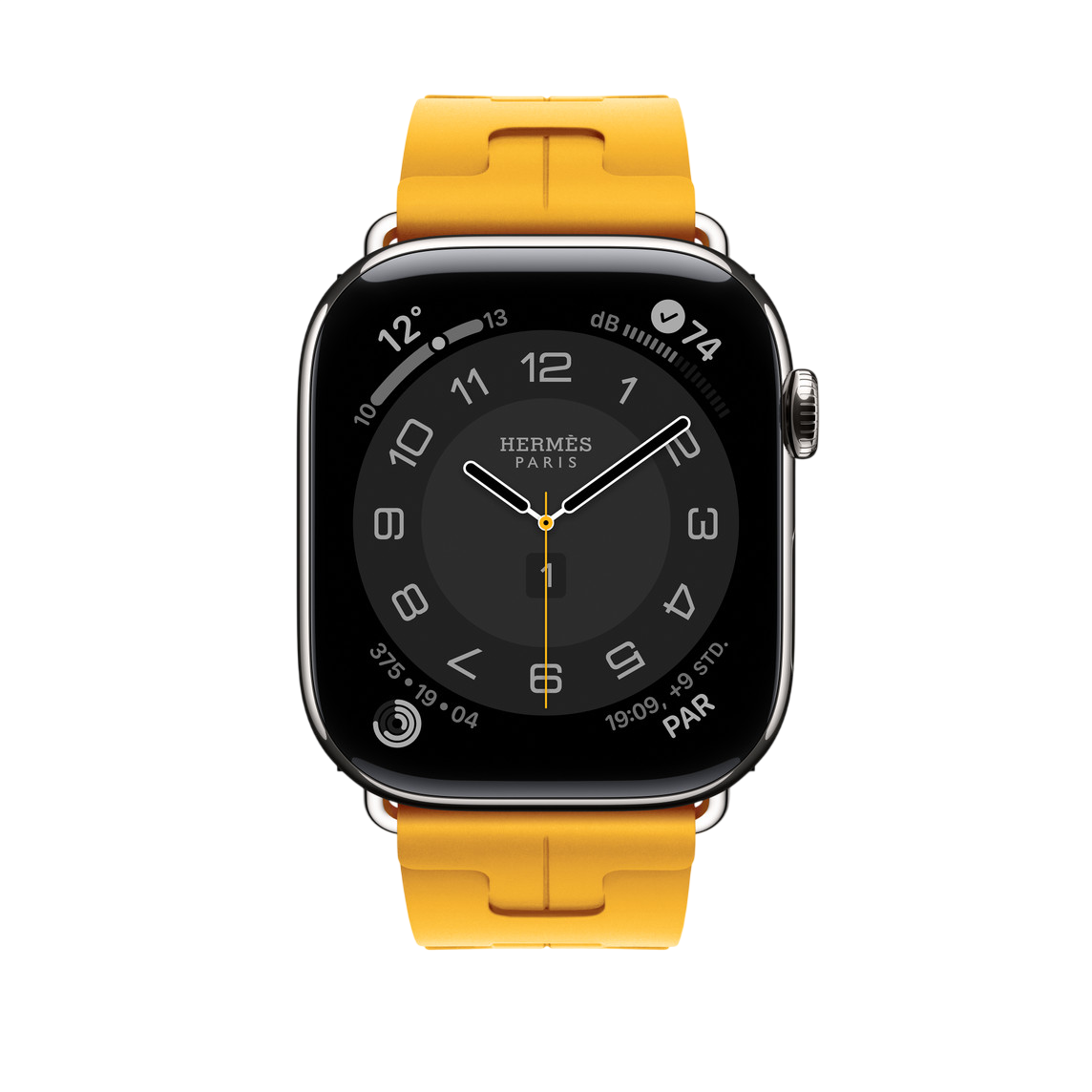 Ремешок Apple Watch Hermès Kilim Single Tour 42/44/45/49mm - Jaune (MHXF4)