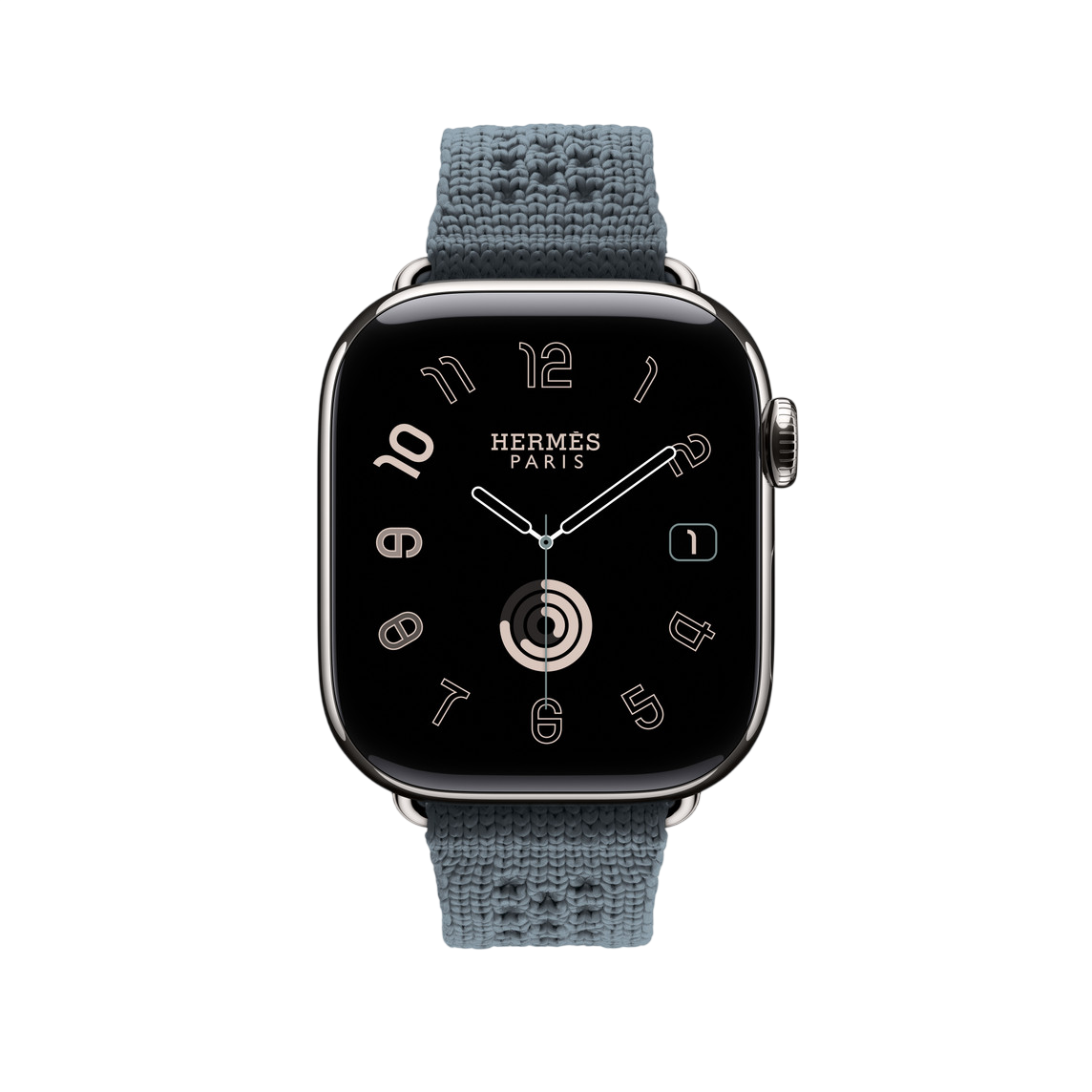 Ремешок Apple Watch Hermès Néo Tricot 38/40/41/42mm - Bleu Gris (MHXL4)