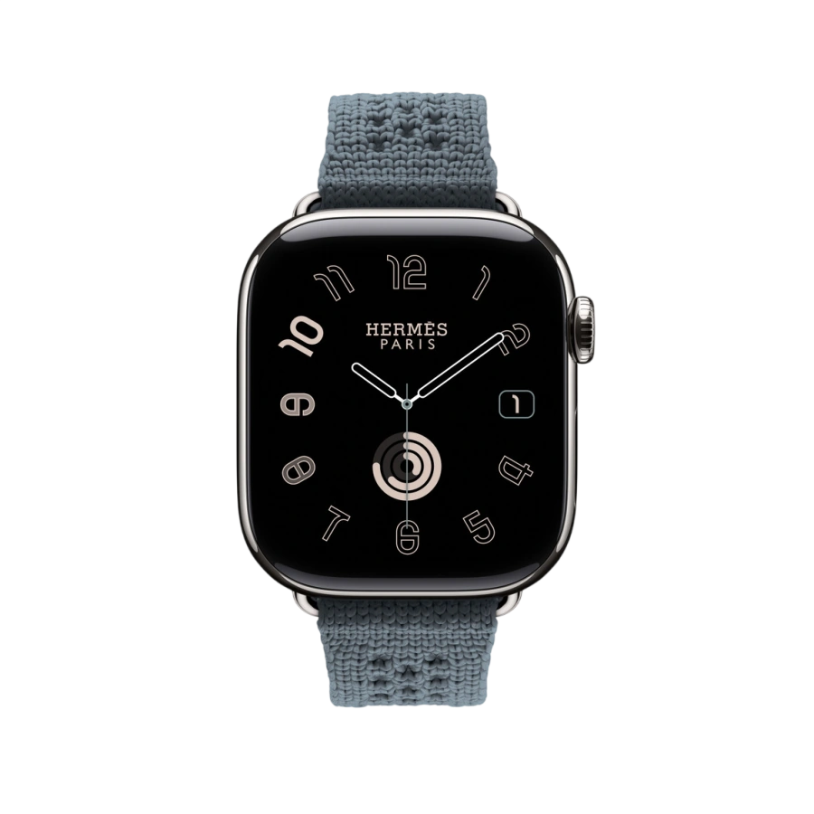 Ремешок Apple Watch Hermès Néo Tricot 38/40/41/42mm - Bleu Gris (MHXL4)