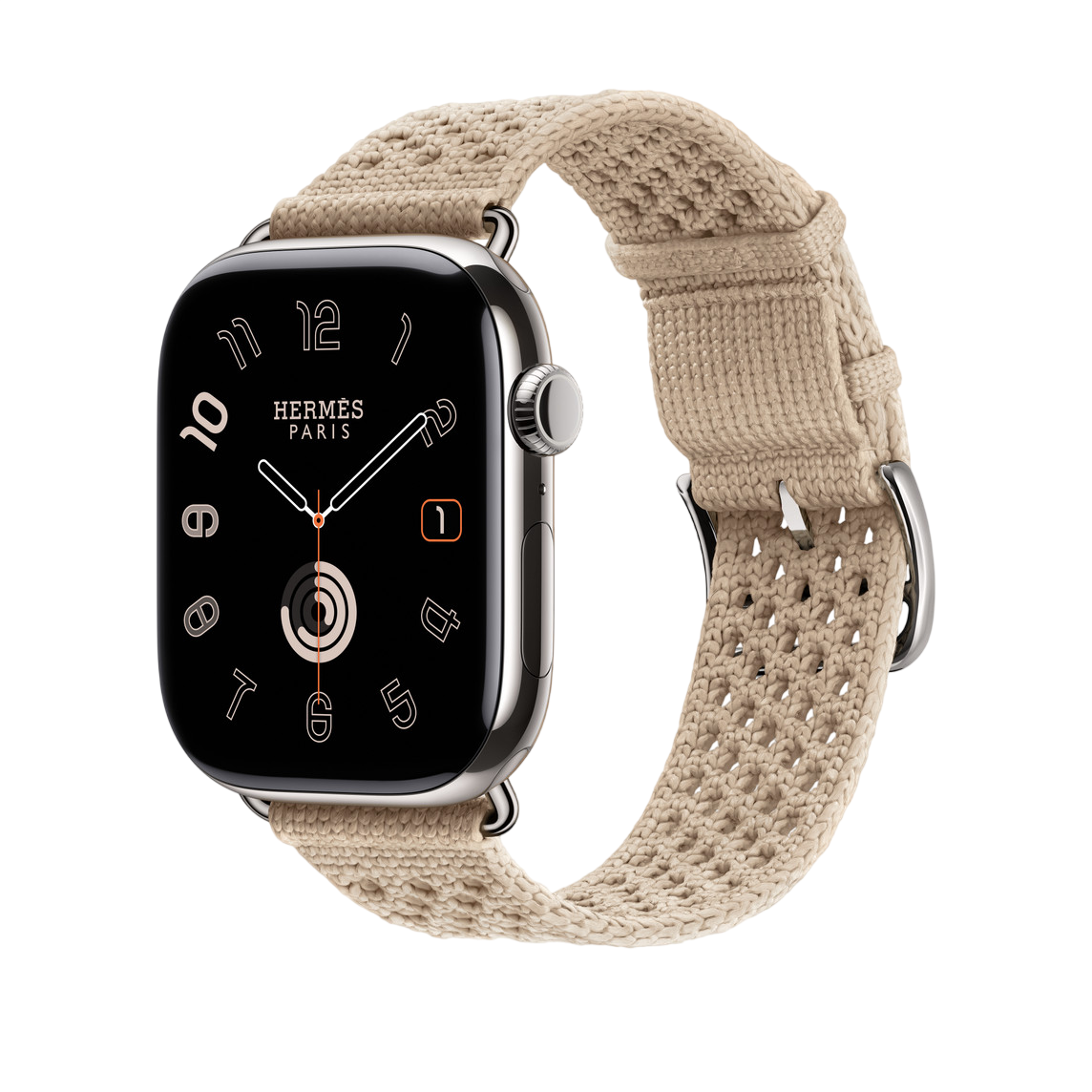 Ремешок Apple Watch Hermès Néo Tricot 42/44/45/49mm - Argile (MHXP4)