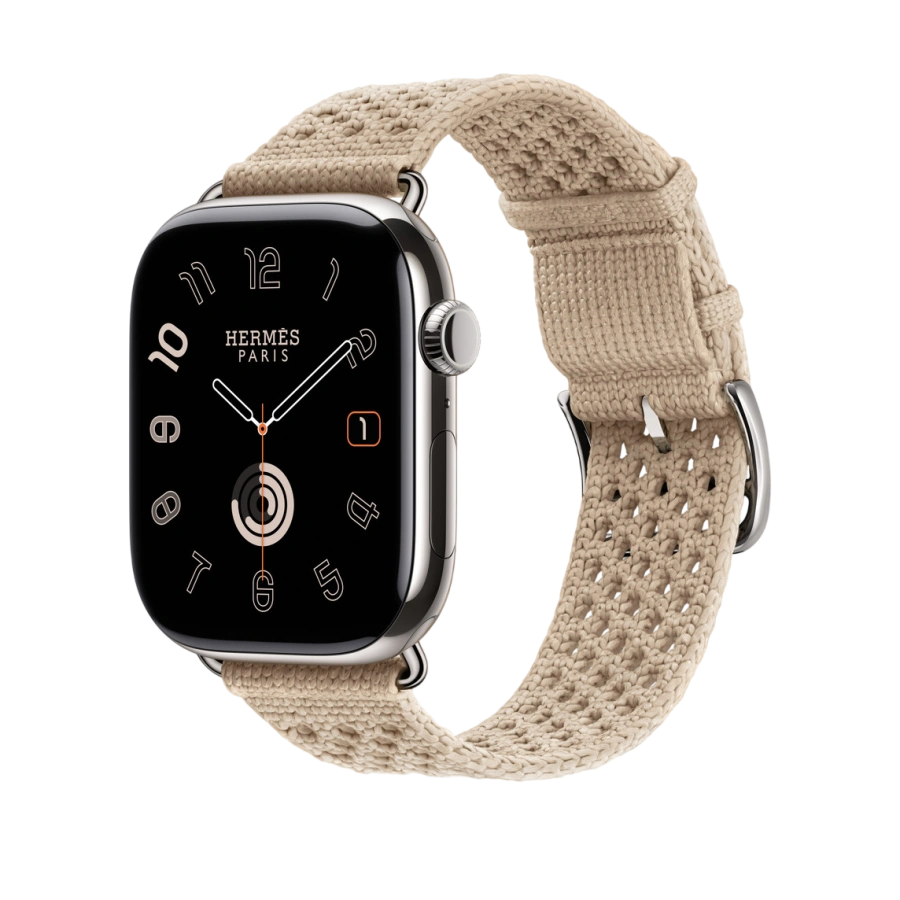Ремешок Apple Watch Hermès Néo Tricot 42/44/45/49mm - Argile (MHXP4)