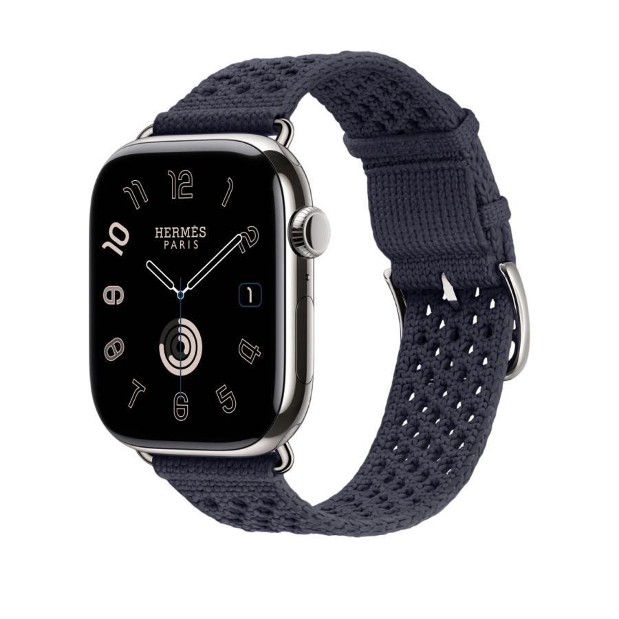 Ремешок Apple Watch Hermès Néo Tricot 42/44/45/49mm - Bleu Nuit (MHXQ4)