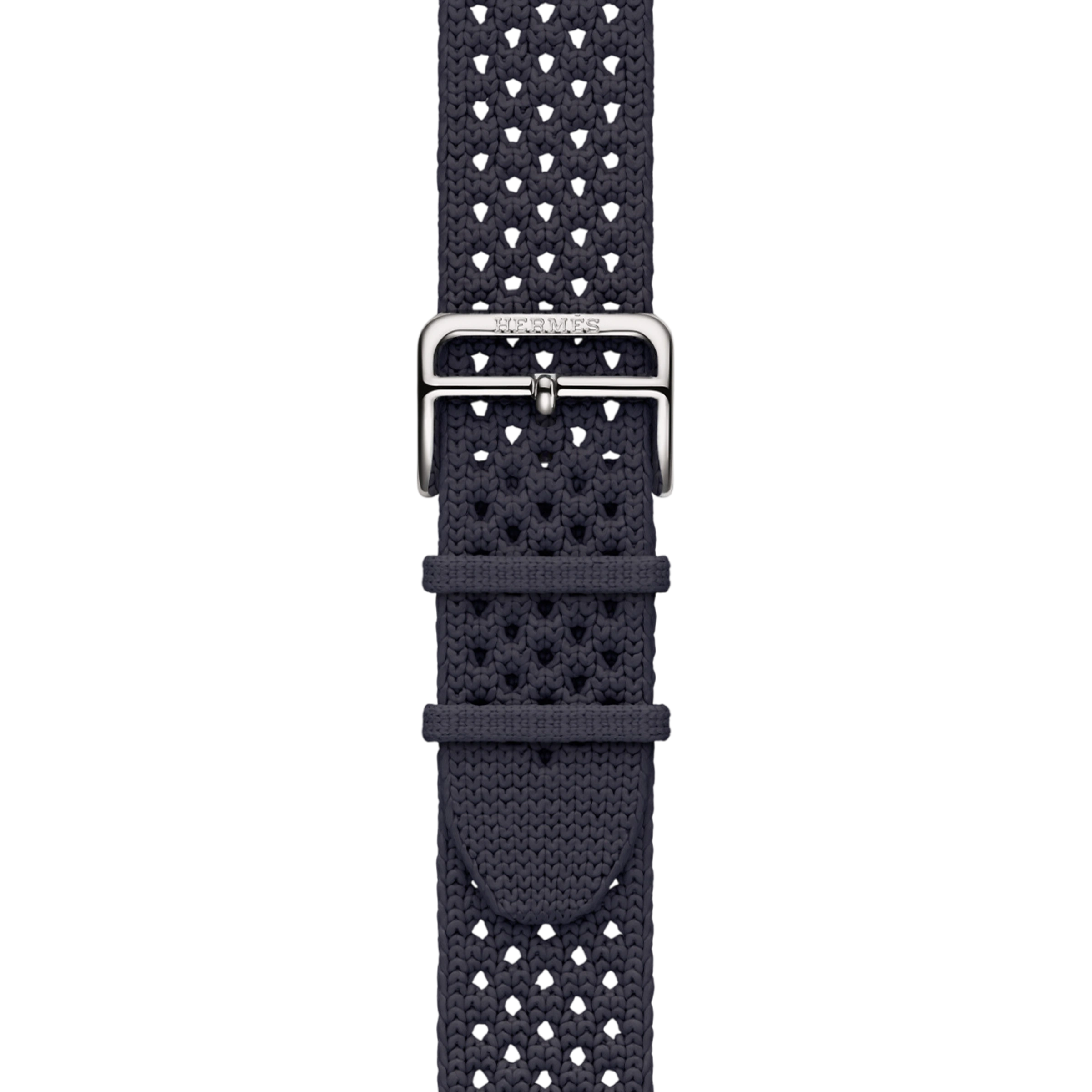 Ремешок Apple Watch Hermès Néo Tricot 42/44/45/49mm - Bleu Nuit (MHXQ4)