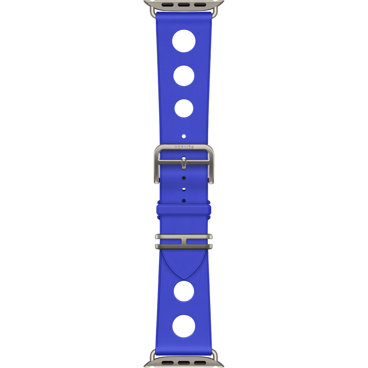 Ремешок Apple Watch Hermès Scub’H Diving 42/44/45/49mm - Bleu Néon (MHXX4)