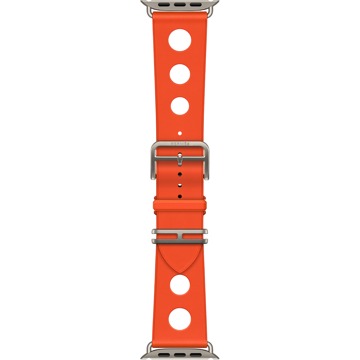 Ремешок Apple Watch Hermès Scub’H Diving 42/44/45/49mm - Orange Néon (MHXW4)