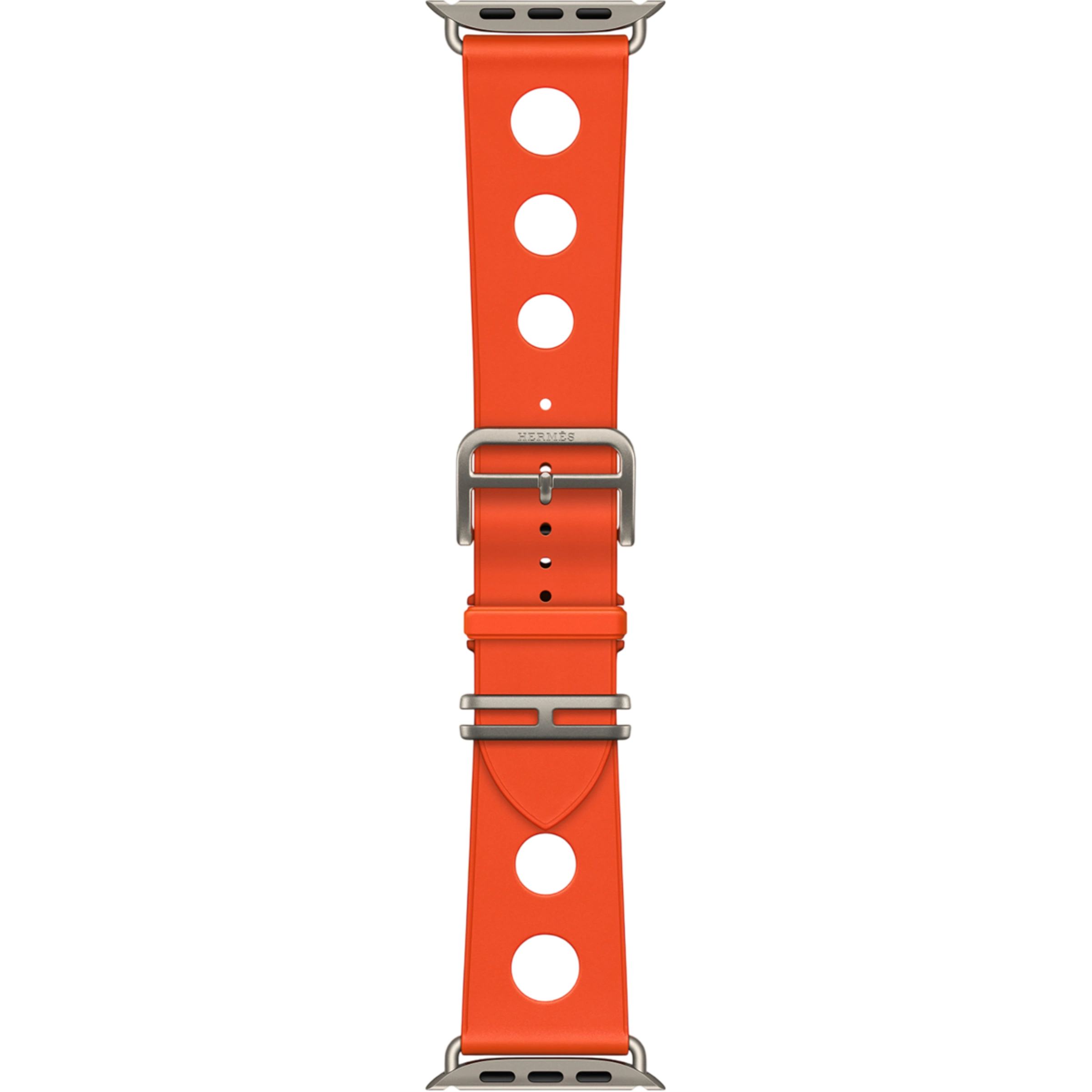 Ремешок Apple Watch Hermès Scub’H Diving 42/44/45/49mm - Orange Néon (MHXW4)