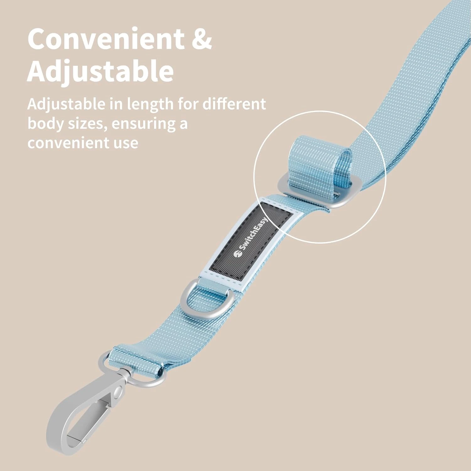 Ремінець через плече SwitchEasy with EasyStrap Card 20 мм - Aquamarine