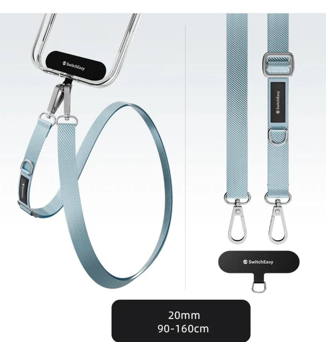 Ремінець через плече SwitchEasy with EasyStrap Card 20 мм - Aquamarine