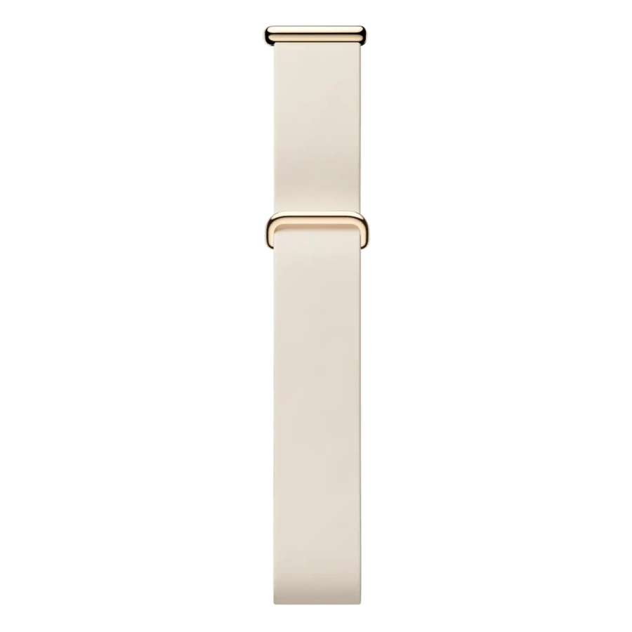 Ремешок Google Elevated Modern Band для Fitbit Air - Porcelain / Polished Champagne Gold Stainless Steel Clasp (GA11079-WW)