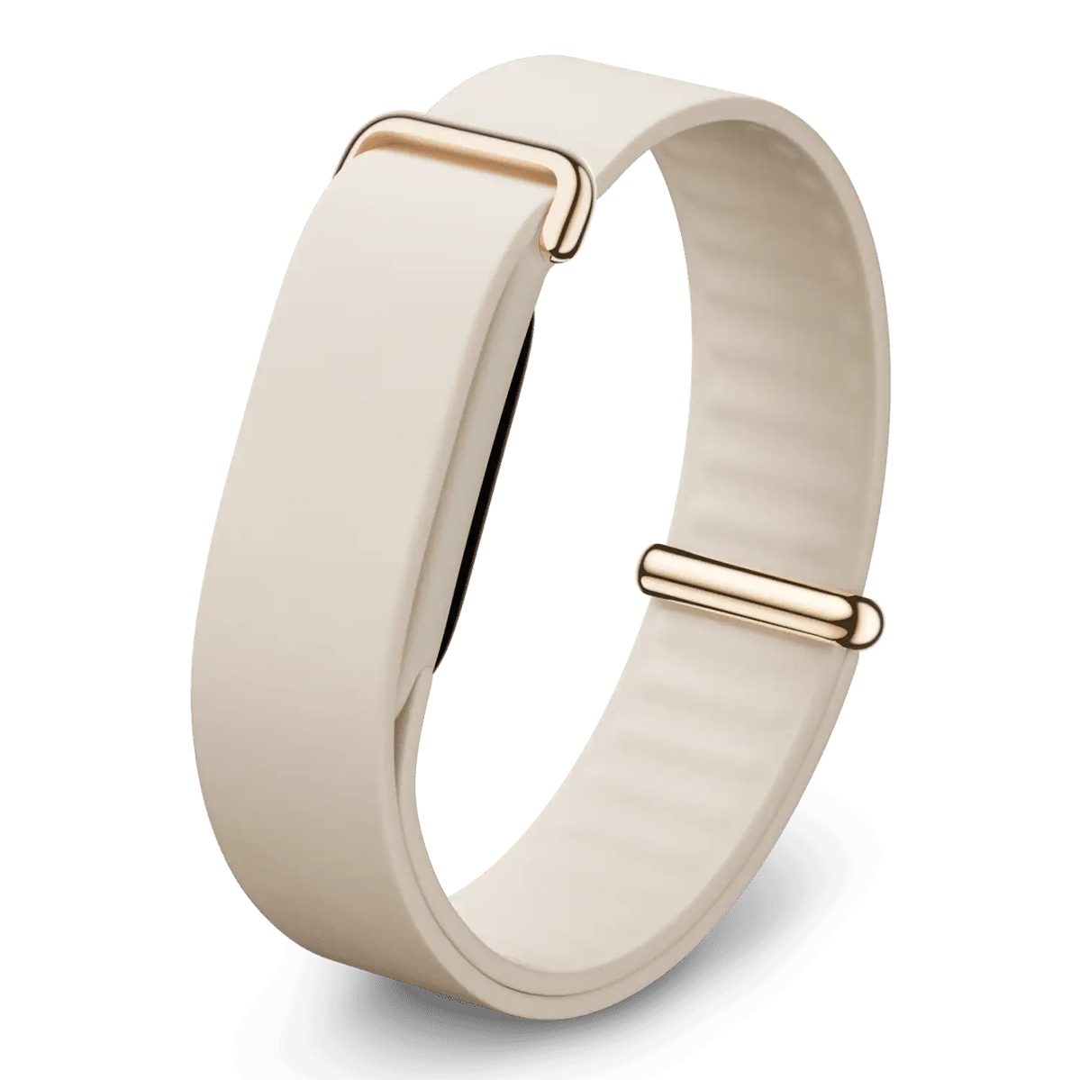 Ремешок Google Elevated Modern Band для Fitbit Air - Porcelain / Polished Champagne Gold Stainless Steel Clasp (GA11079-WW)