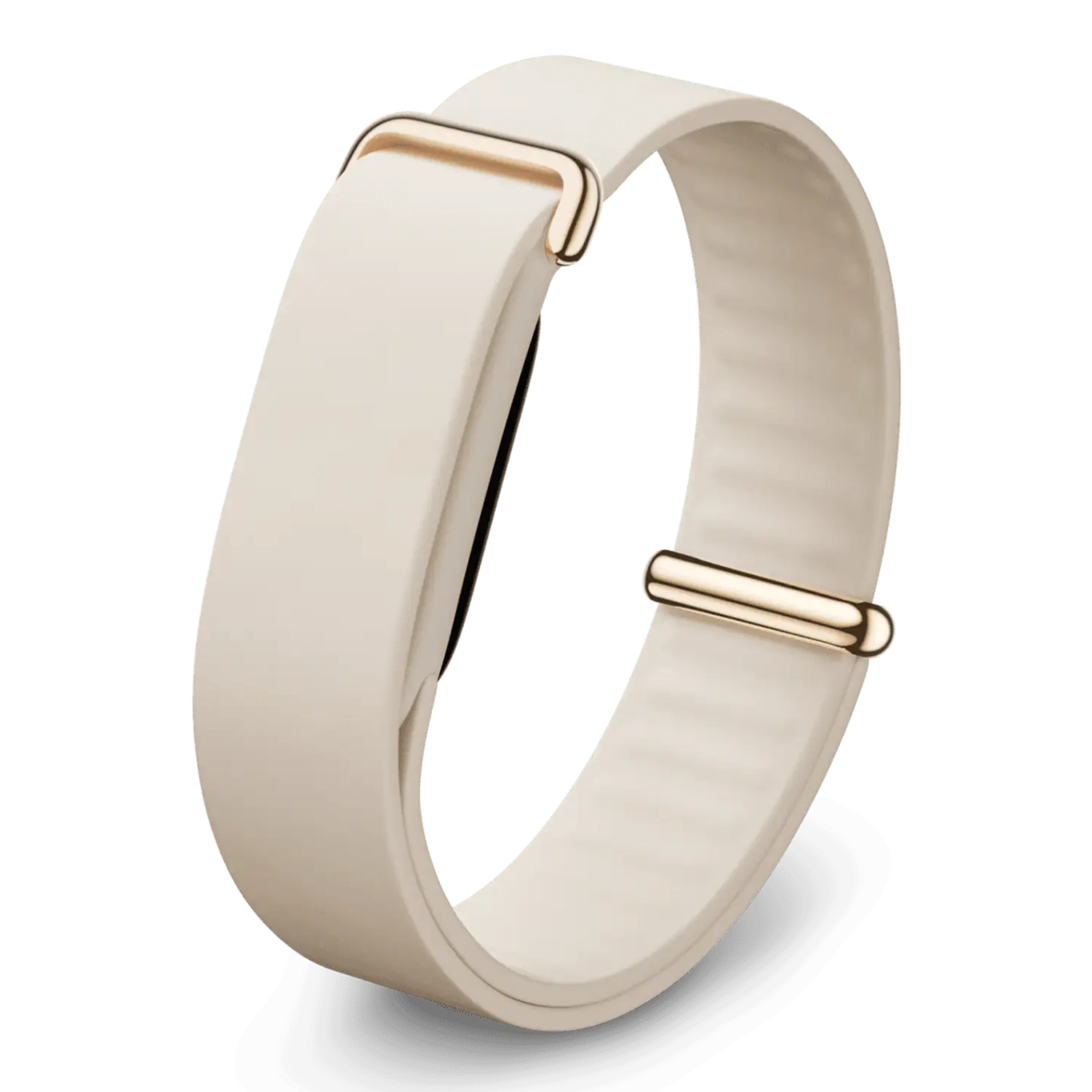 Ремешок Google Elevated Modern Band для Fitbit Air - Porcelain / Polished Champagne Gold Stainless Steel Clasp (GA11079-WW)