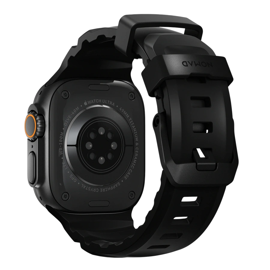 Ремінець Nomad Rocky Point Band Black Titanium Hardware 46mm/49mm - Carbon Black (NM011697858)