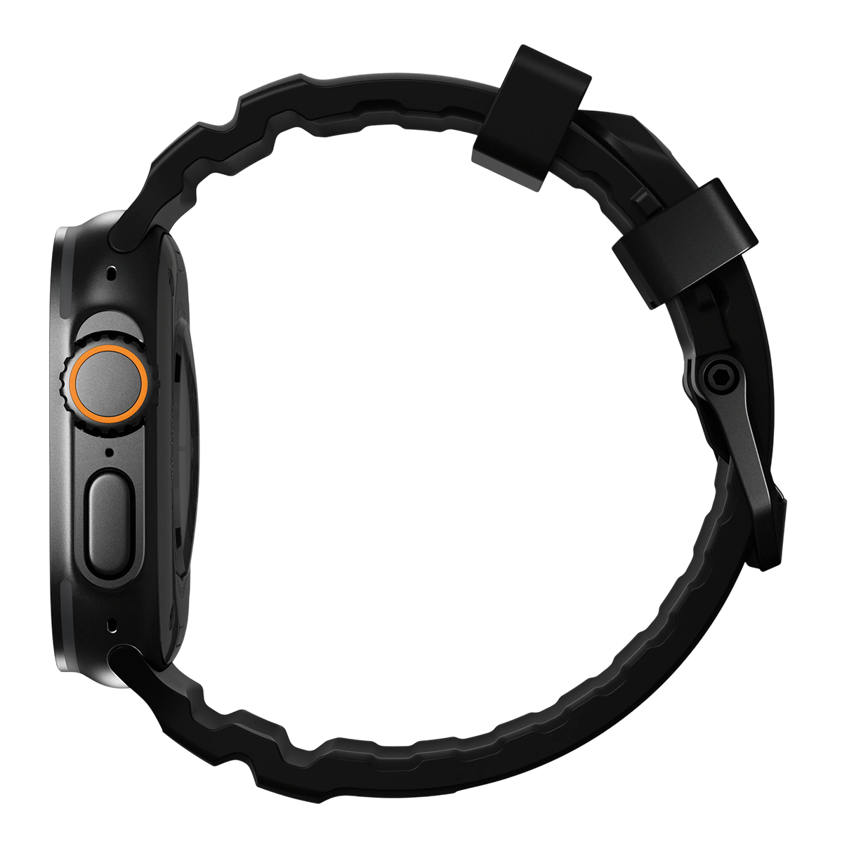 Ремінець Nomad Rocky Point Band Black Titanium Hardware 46mm/49mm - Carbon Black (NM011697858)