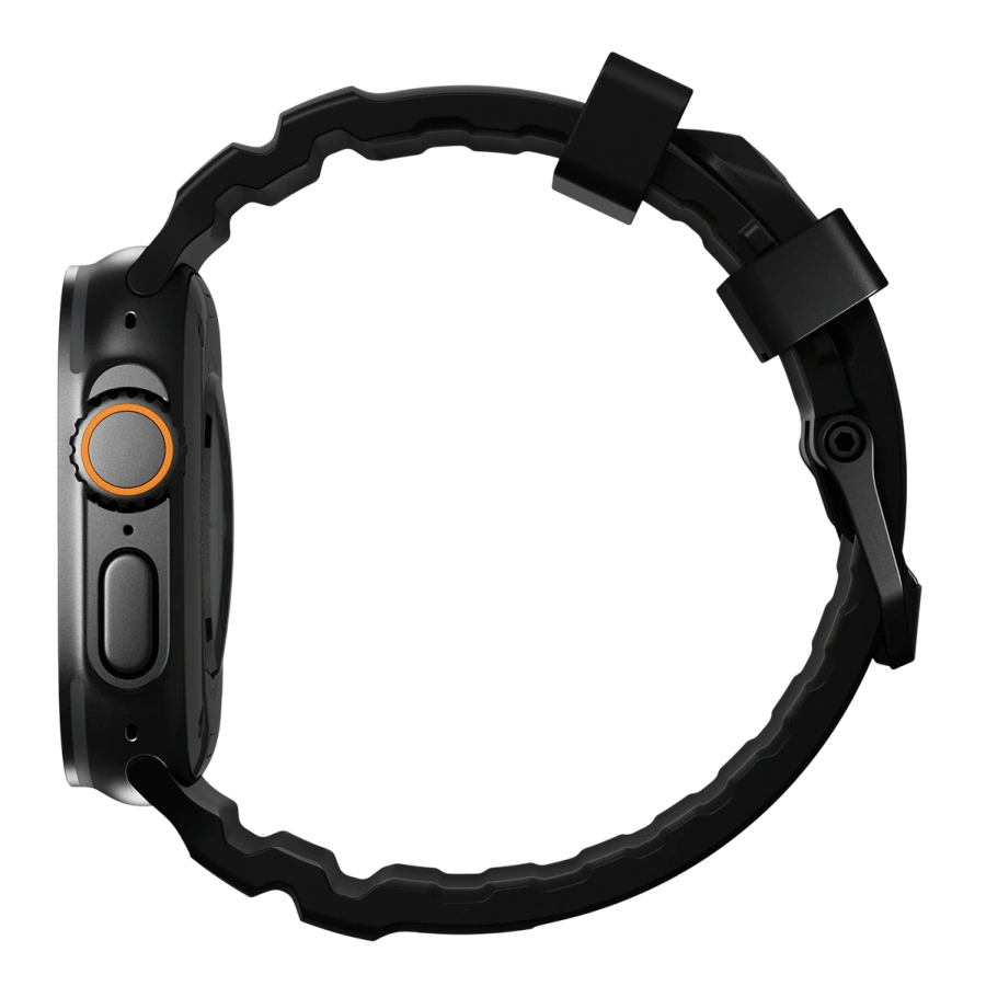Ремінець Nomad Rocky Point Band Black Titanium Hardware 46mm/49mm - Carbon Black (NM011697858)