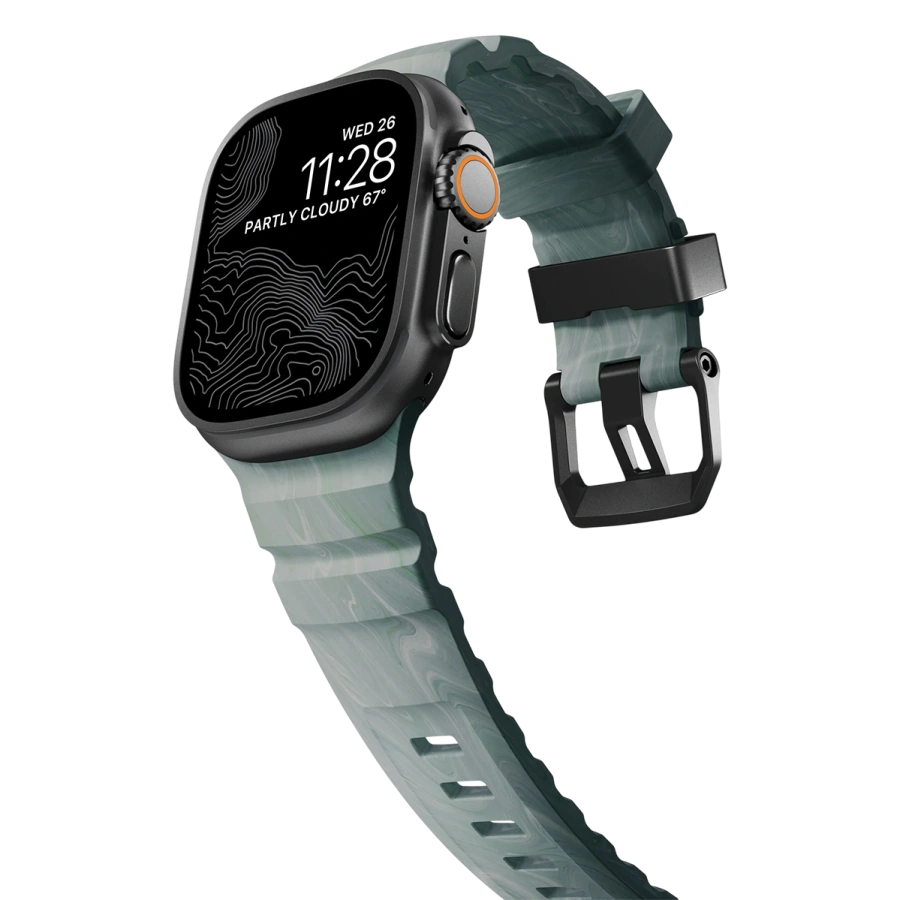 Ремінець Nomad Rocky Point Band Black Titanium Hardware 46mm/49mm - Sierra Stone (NM009865858)