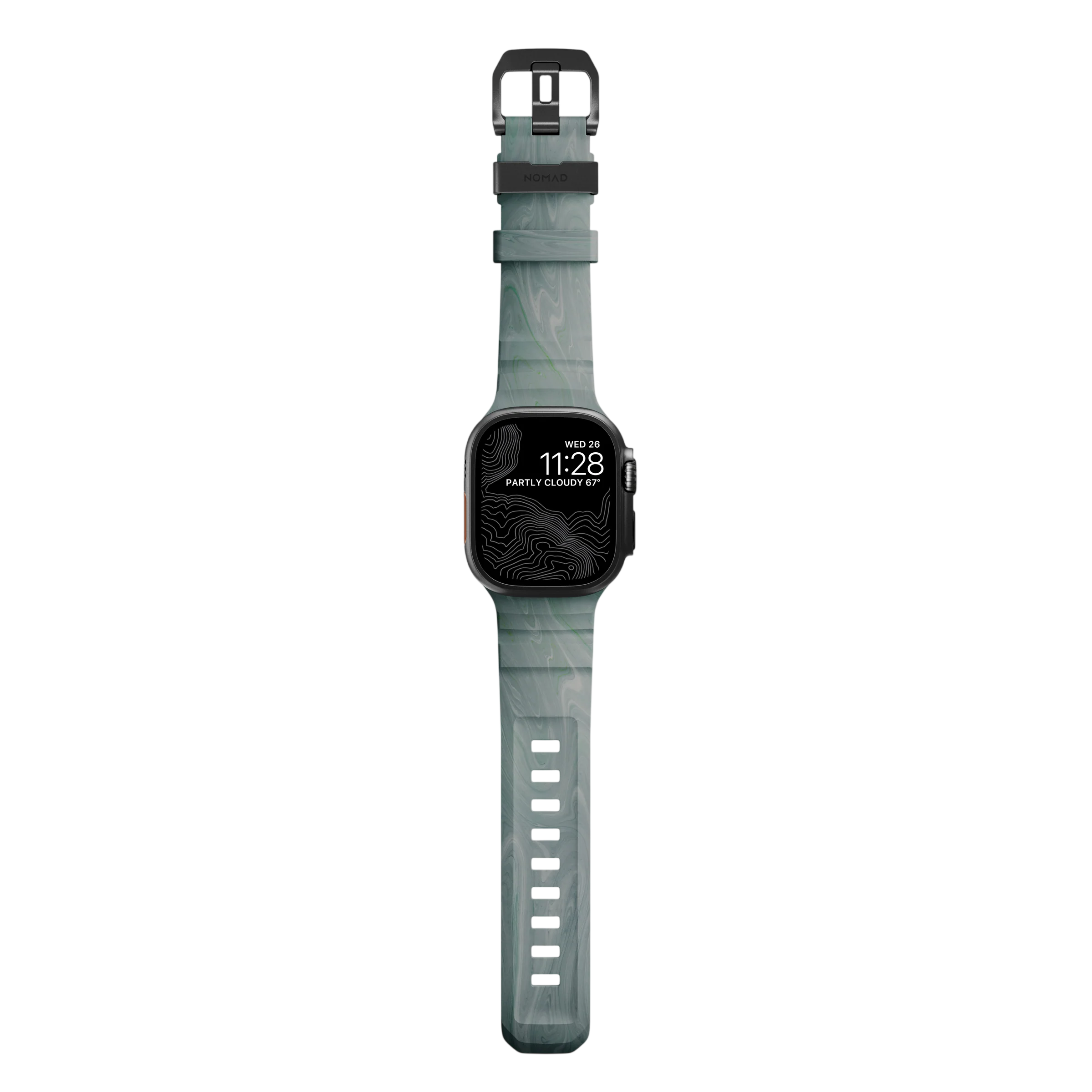 Ремінець Nomad Rocky Point Band Black Titanium Hardware 46mm/49mm - Sierra Stone (NM009865858)