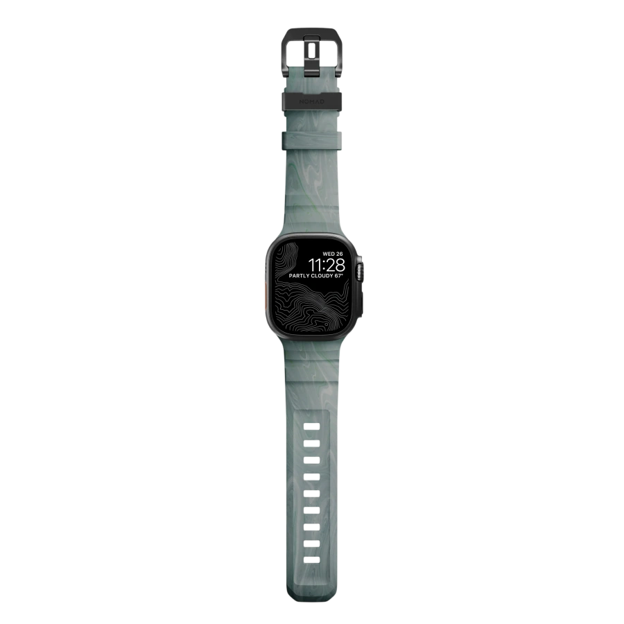Ремінець Nomad Rocky Point Band Black Titanium Hardware 46mm/49mm - Sierra Stone (NM009865858)