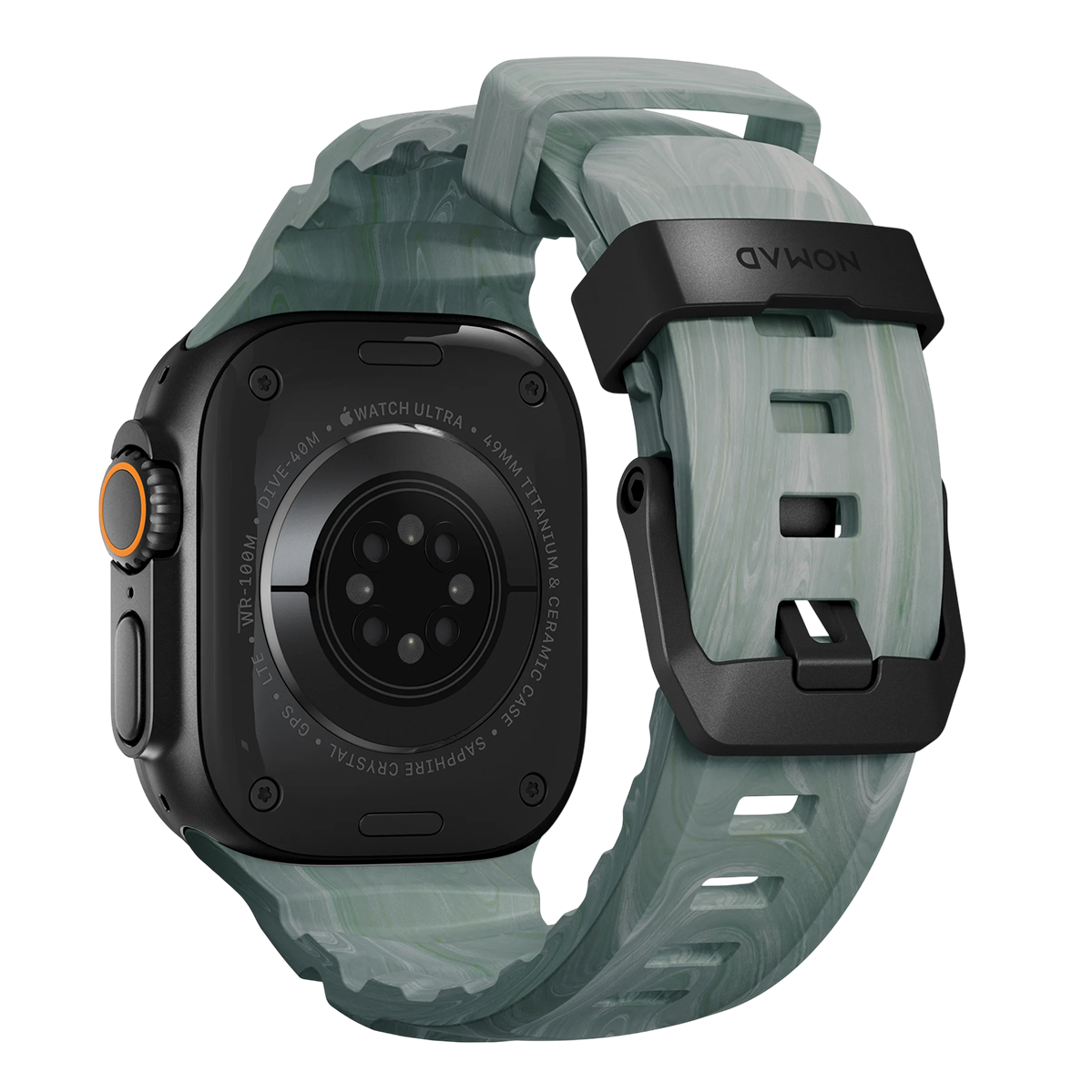 Ремінець Nomad Rocky Point Band Black Titanium Hardware 46mm/49mm - Sierra Stone (NM009865858)